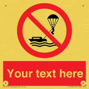 Custom No parasailing